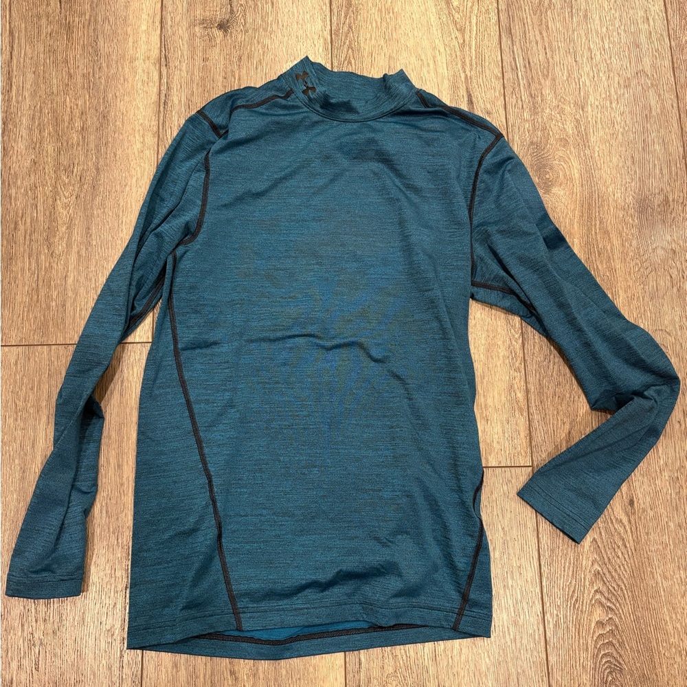 UnderArmour cold gear Blue Compression Shirt